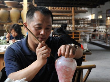 料胎畫琺瑯立件燒造工藝在景德鎮恢復