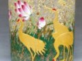 陶瓷筆筒畫《和合》