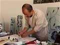 著名“新銳派”陶瓷藝術家、職業畫家漢俑國畫小品《修禪夢棗圖》