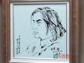 中國工藝美術大師賴德全的素描肖像