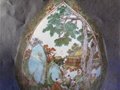 景德鎮藝術瓷廠作品欣賞——《福壽》牌古墨彩瓷
