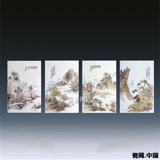 《淺絳彩四季》