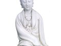 明德化窯何朝宗款白釉觀音賞析