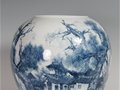 青花清江一曲抱村流    作者：胡達民