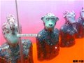 冀寶齋博物館展出堯舜時期彩瓷商代青花(圖)