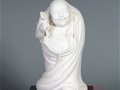 白瓷雕塑6寸如意彌勒  作者：蘇清河