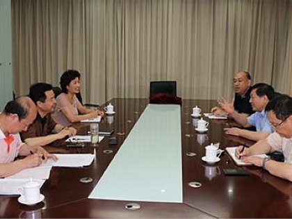 省輕工協會李偉鳴會長來陶瓷協會調研