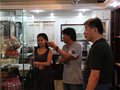 景德鎮(zhèn)青年陶藝家張園園、榮寶齋畫院畫家鄭生福做客綠寶石藝術陶瓷館