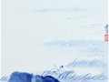 青山幽谷遇仙人：青花水墨山水作品欣賞（一）