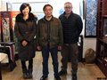 景德鎮(zhèn)青年陶藝家高建軍、馬欣做客綠寶石藝術(shù)陶瓷館