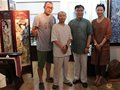 漢俑、高建軍做客綠寶石藝術(shù)陶瓷館