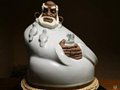 中國陶瓷藝術大師李明作品賞析—【達摩哺雀尊】