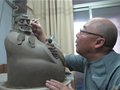 李明作品《達摩哺雀》喜獲“中國陶瓷藝術大展”金獎