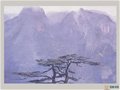 中國(guó)近代畫(huà)家——吳冠中松樹(shù)圖欣賞