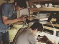 日本手藝人Haruya Abe雕刻瓷器過程
