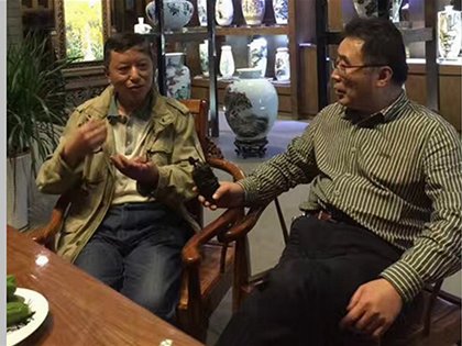 中國陶瓷藝術大師周益軍談釉下五彩裝飾工藝的陶瓷語言