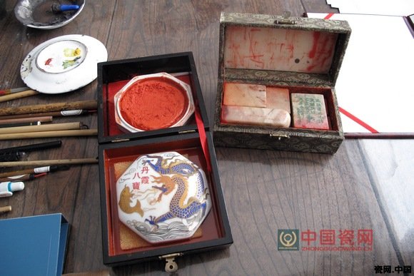 中國工藝美術大師張明文使用的印章