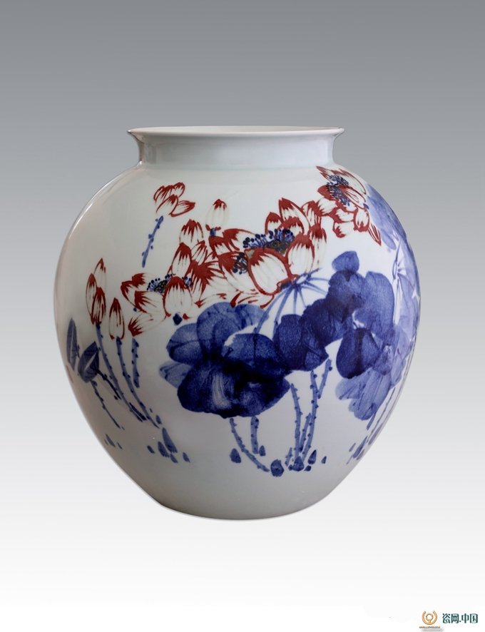 中國陶瓷藝術大師董善習——青花釉里紅作品欣賞
