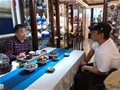 天津美院陳漢青做客綠寶石藝術陶瓷館