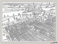 尹干鋼筆畫||中國精神，中國速度——火神山醫(yī)院、雷神山醫(yī)院拔地而起