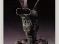 三星堆出土文物——戴獸冠青銅人
