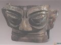 三星堆出土文物——銅人面像